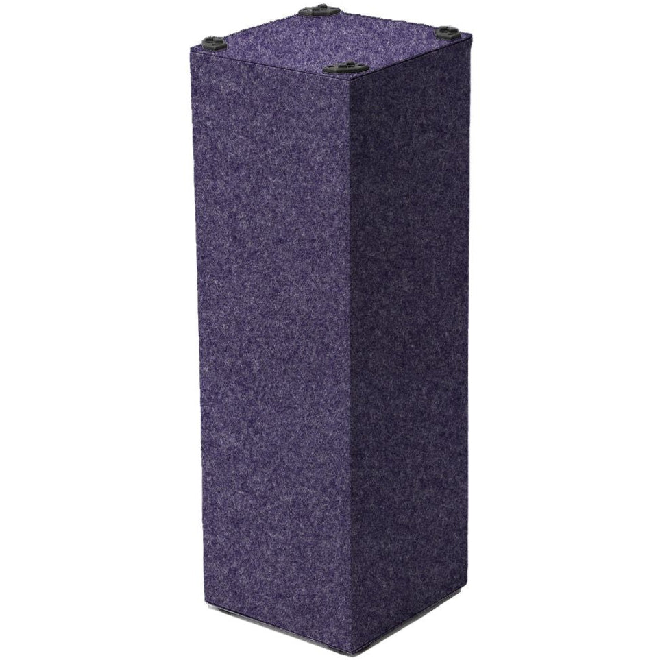 Megasonus Q Basstrap acoustic panel for low-frequency sound absorption, featuring a sleek, black design for studio or room acoustics.