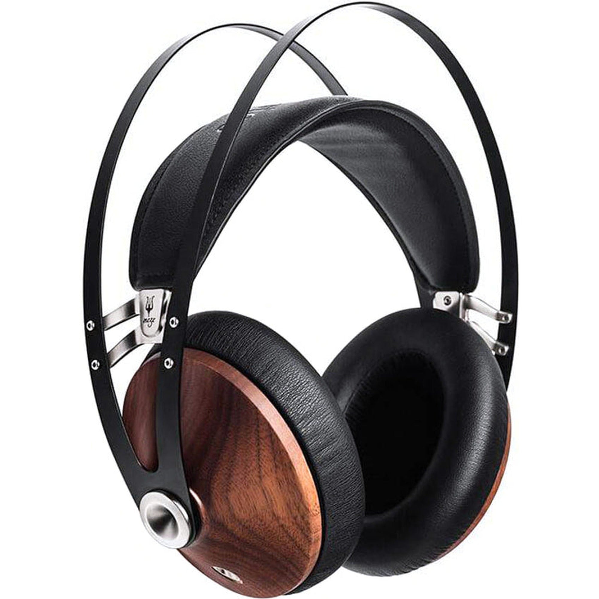 Meze Audio 99 Classics wired headphones with walnut wood ear cups and silver accents, B-Stock condition.