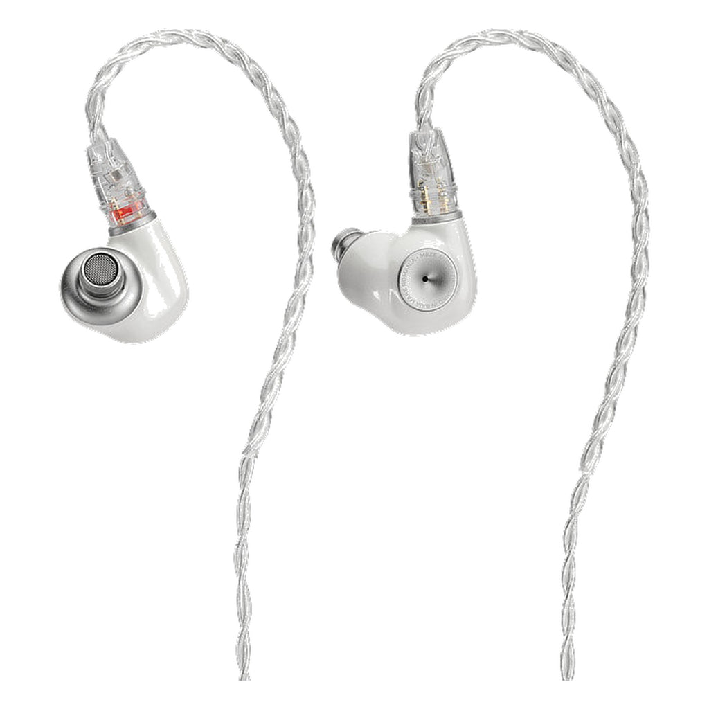 Meze Audio Alba S in-ear monitors with transparent braided silver-plated cable