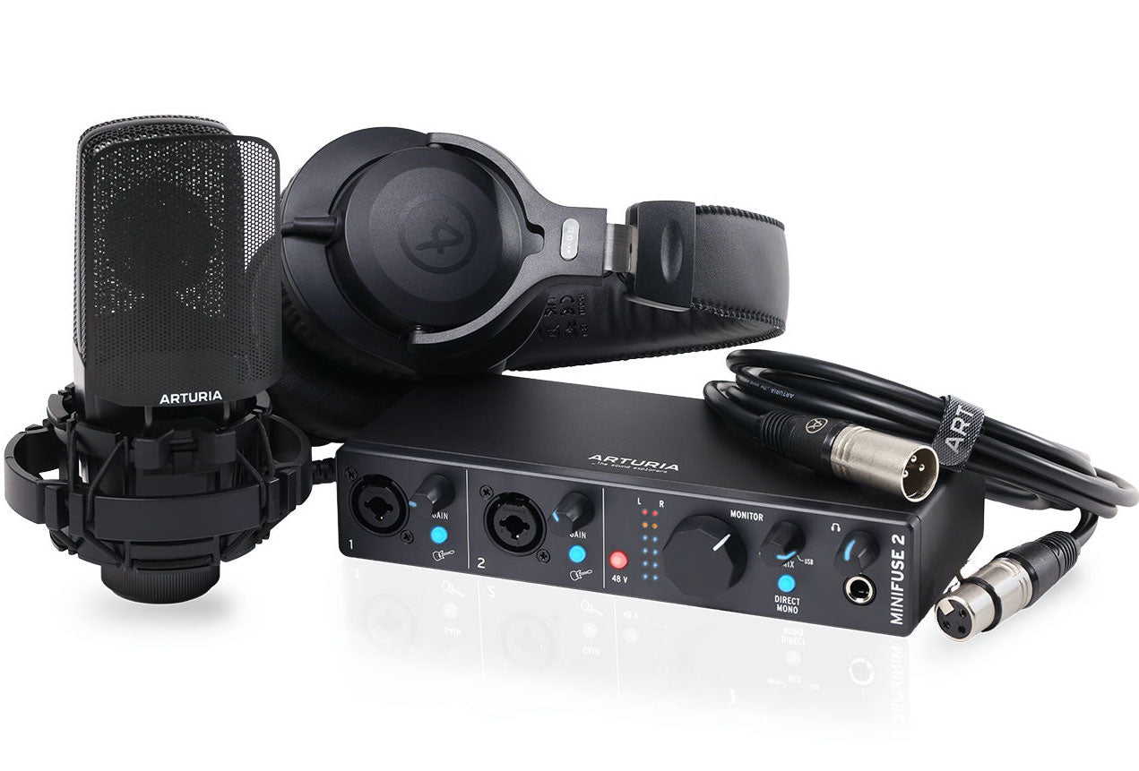 Arturia MiniFuse Recording Pack (Black)