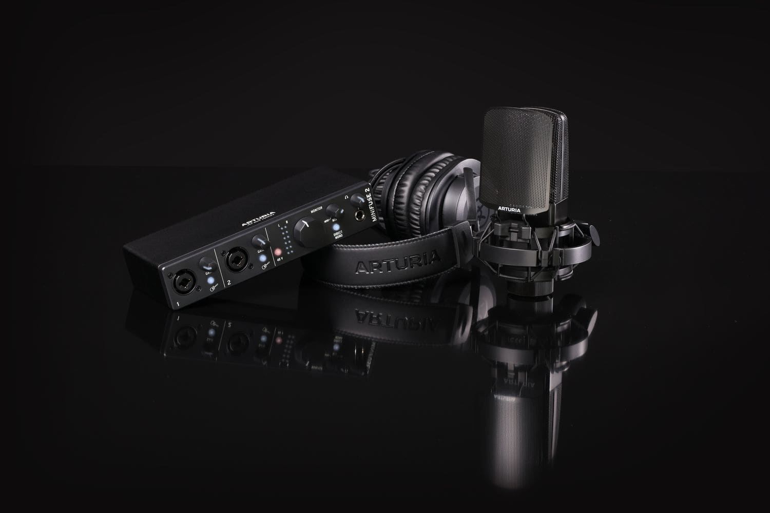Arturia MiniFuse Recording Pack (Black)
