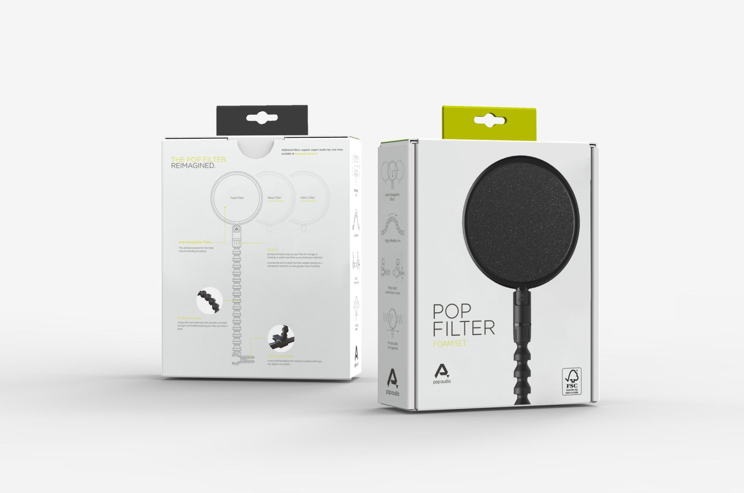 Pop Audio Pop Filter Foam Set
