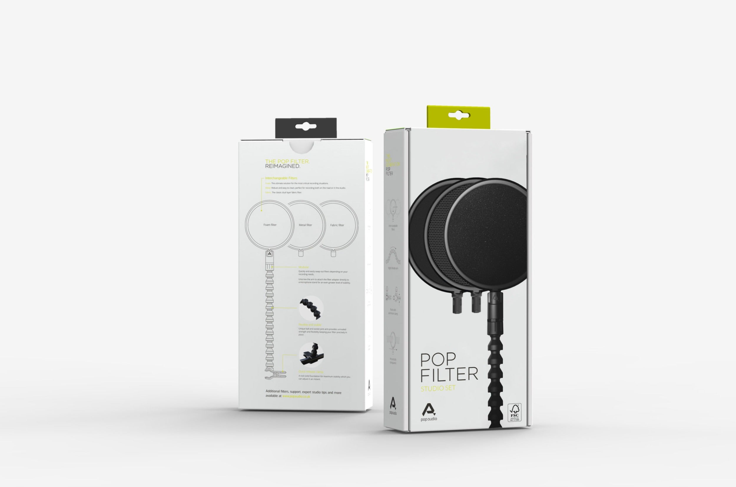Pop Audio Pop Filter Studio Set