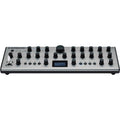 Modal Electronics Carbon8M desktop synthesizer with colorful interface, knobs, and keyboard for versatile music production.