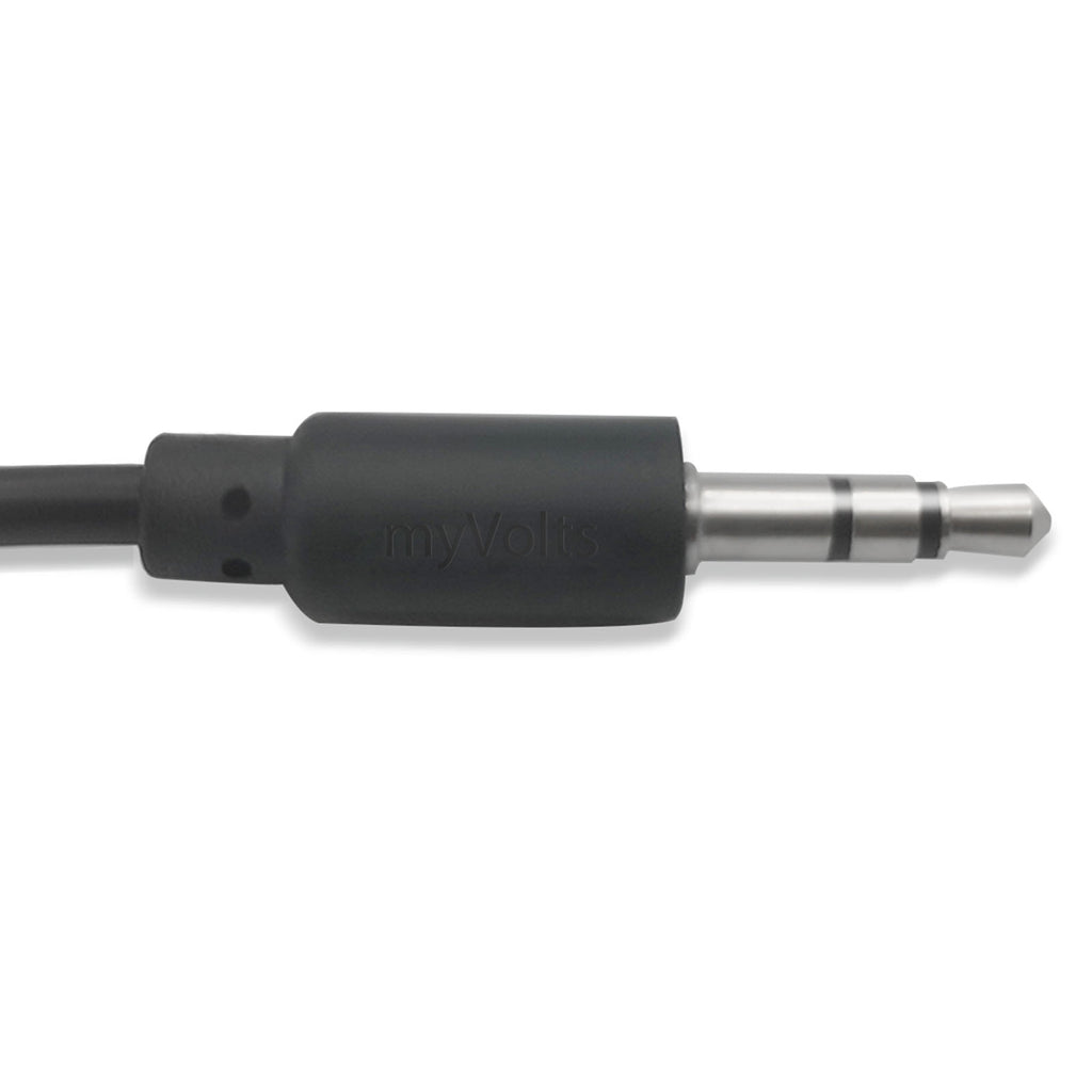 myVolts MIDI 5-Pin DIN Type A - 3.5mm TRS Breakout Cable 15cm, in black