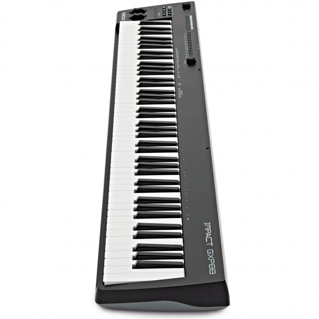 Nektar Impact GXP88 88-key MIDI keyboard controller, close-up (view 2)