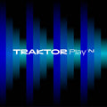 Native Instruments Traktor Play DJ software interface displayed on screen with waveform and control features.
