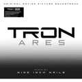 Nine Inch Nails TRON: Ares white vinyl 2LP, electronic music album with artwork, released by Interscope Records.