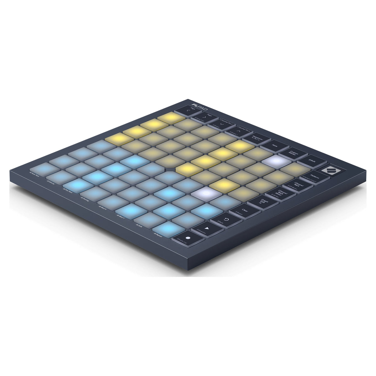 Novation FLpad, 3/4 view from the right