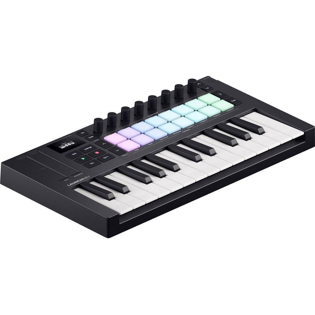 Novation Launchkey Mini 25 MK4 MIDI keyboard, in black