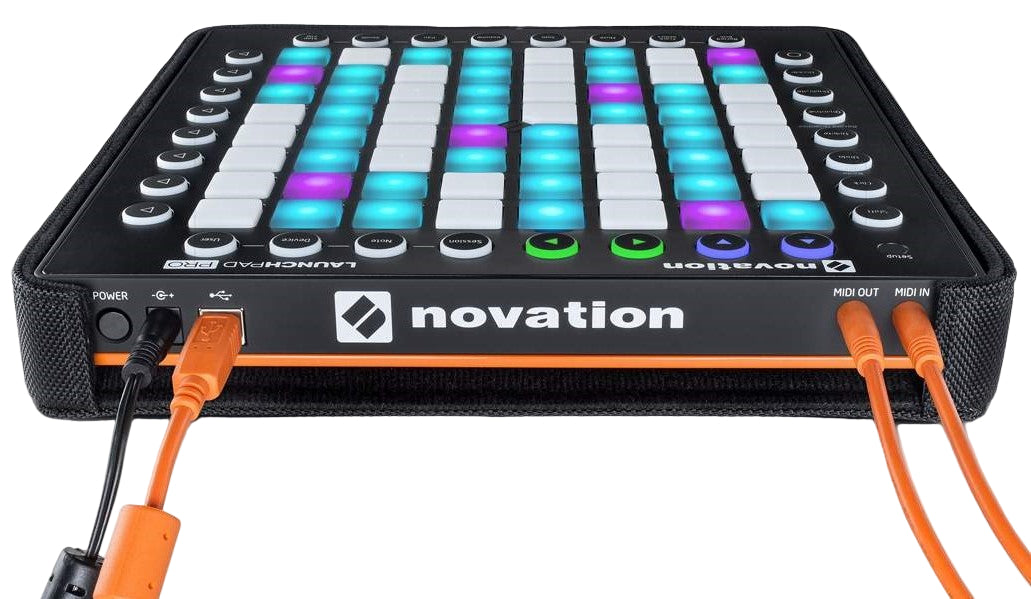 Novation Launchpad Pro hard case in black, designed for safe transport and storage of the Novation Launchpad Pro MIDI controller.