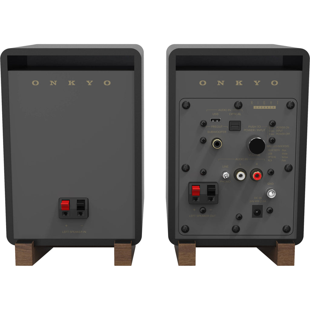 Onkyo GX-10DB desktop speakers, alternate view 4