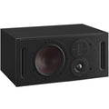 DALI Opticon Vokal MK2 center speaker in black, showcasing its sleek design and front grille for home theater audio.