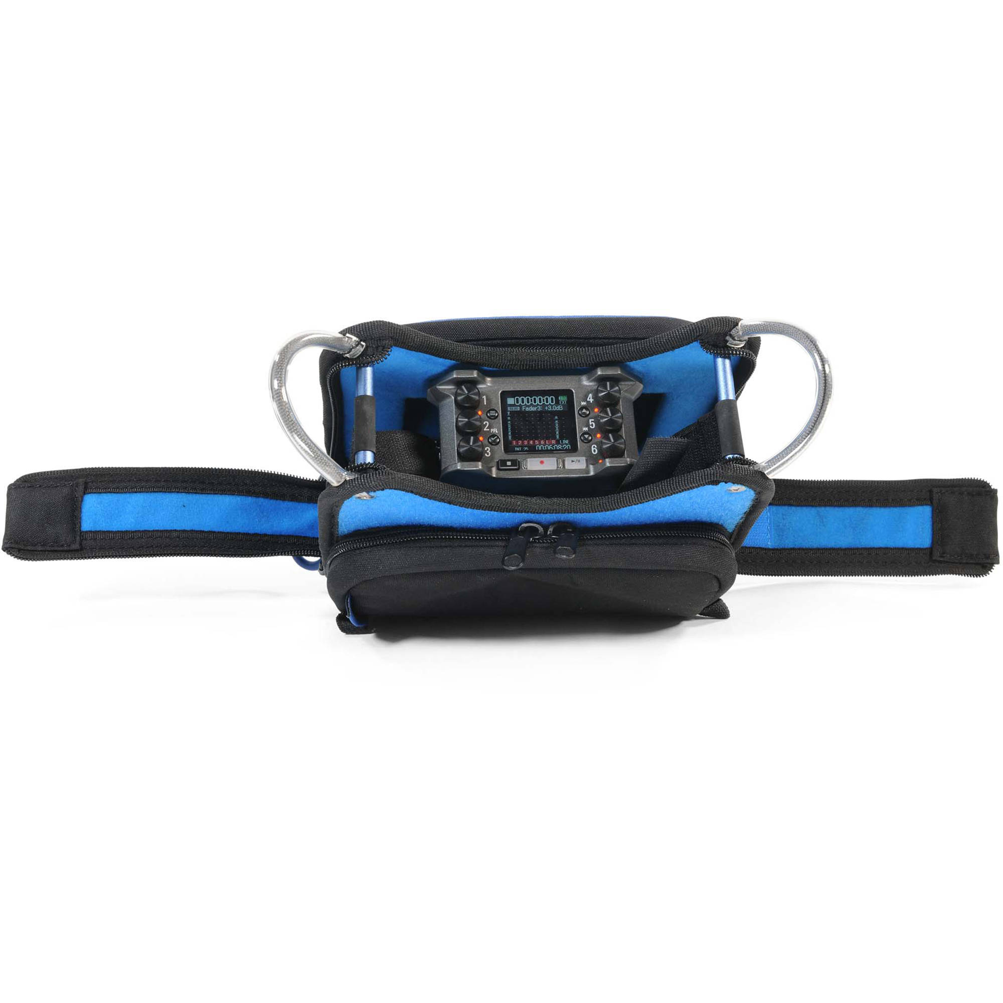 Orca Bags OR-268 microphone bag, top view recorder controls visible.