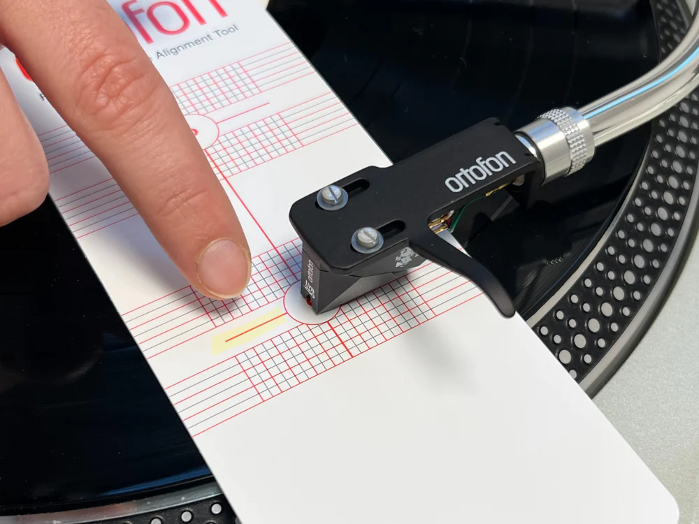 Ortofon Cartridge Alignment Tool, detail view