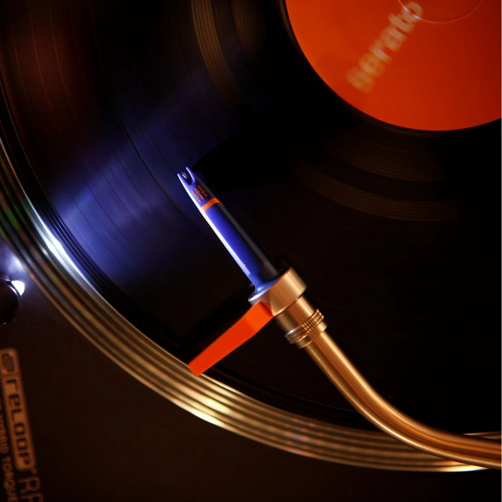 Ortofon Concorde DJ MK2 turntable DJ cartridge, in use