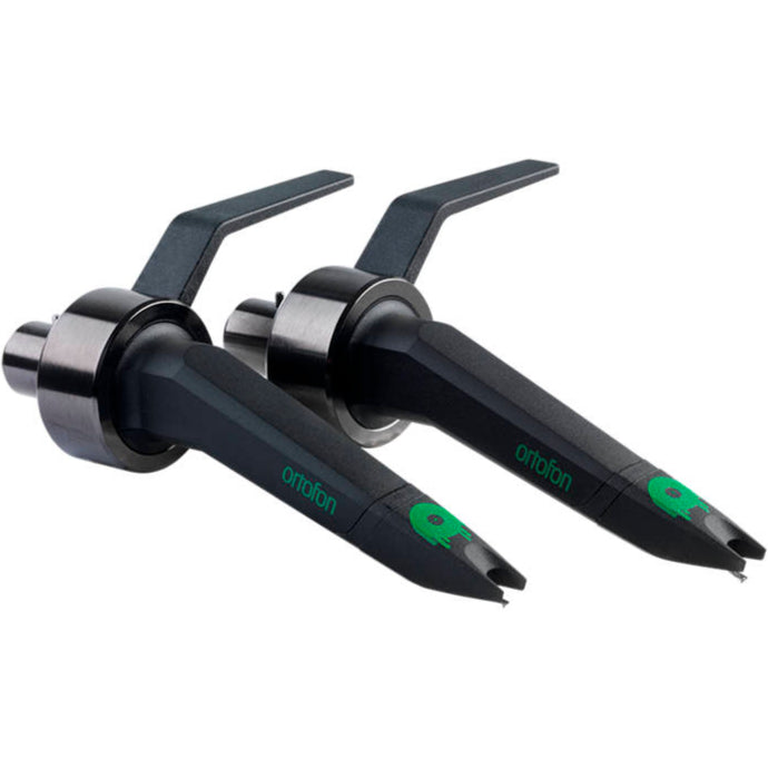 Ortofon Concorde Mix MK2 turntable cartridges, hero view of the two-cartridge set