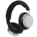 Bang & Olufsen Beoplay H100 wireless headphones in black, showing sleek over-ear design and plush ear cushions.