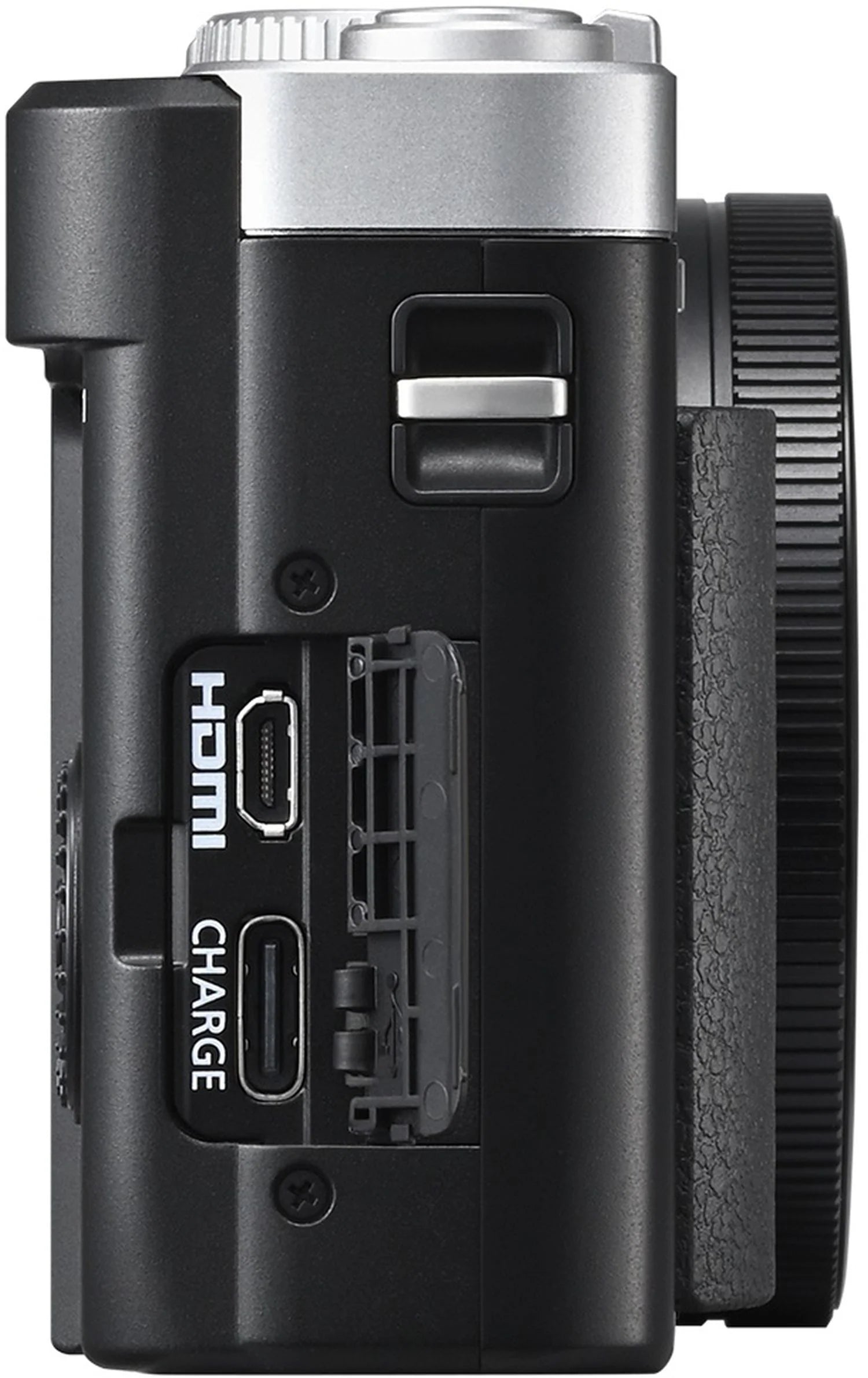 Panasonic Lumix TZ99 compact camera in silver