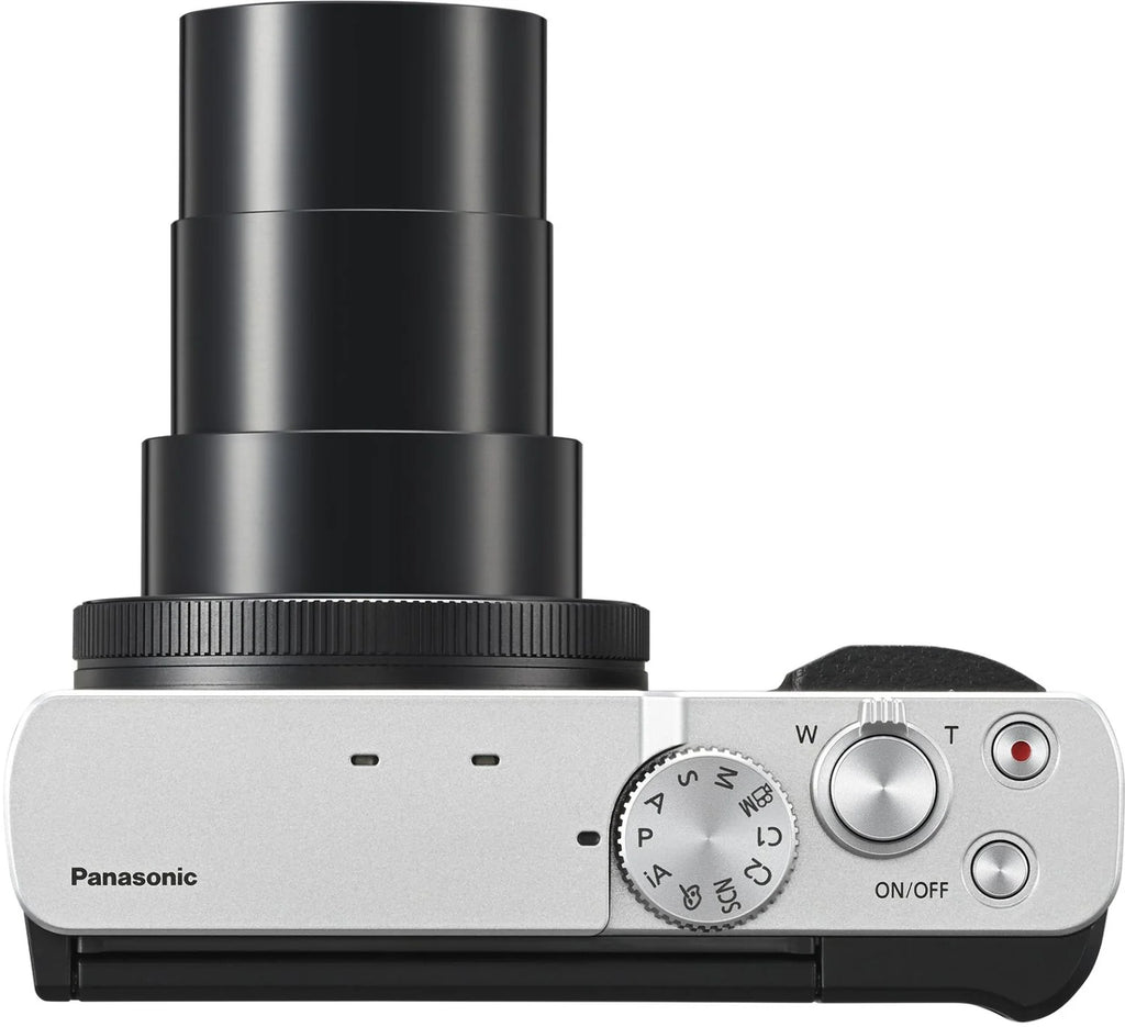 Panasonic Lumix TZ99 compact camera in silver