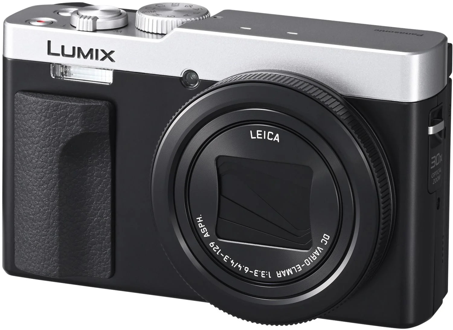 Panasonic Lumix TZ99 compact camera in silver