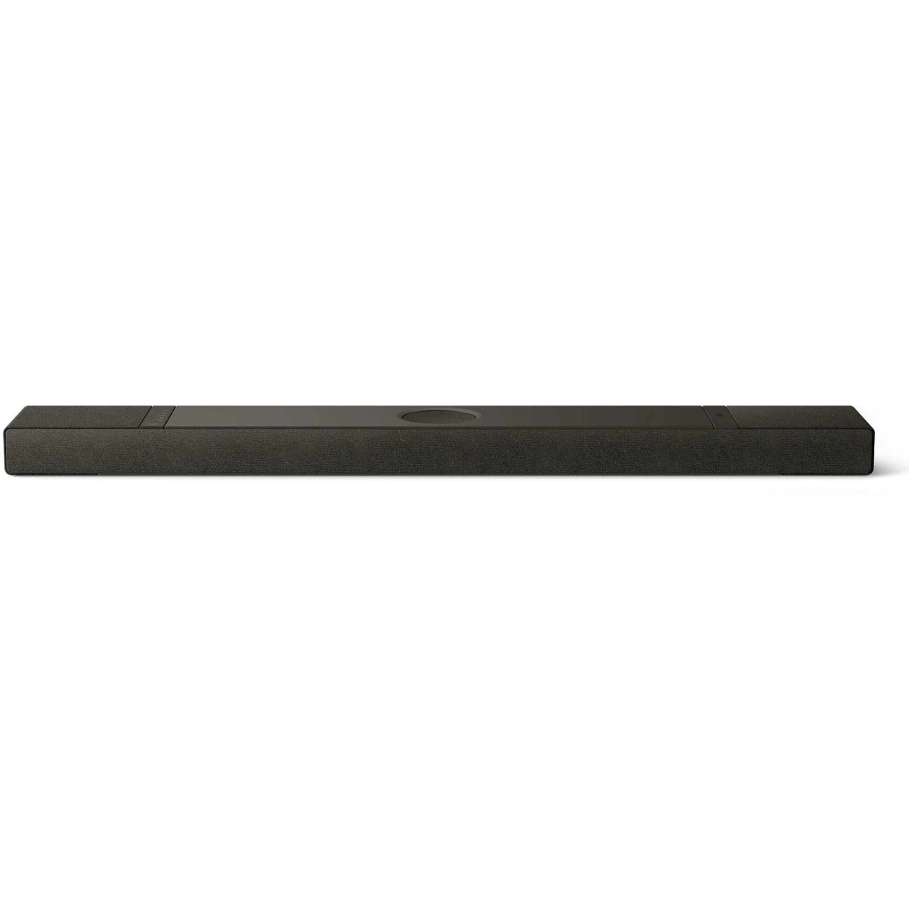 KEF XIO soundbar with sleek black design, featuring multiple speaker drivers for rich TV audio and immersive sound experience