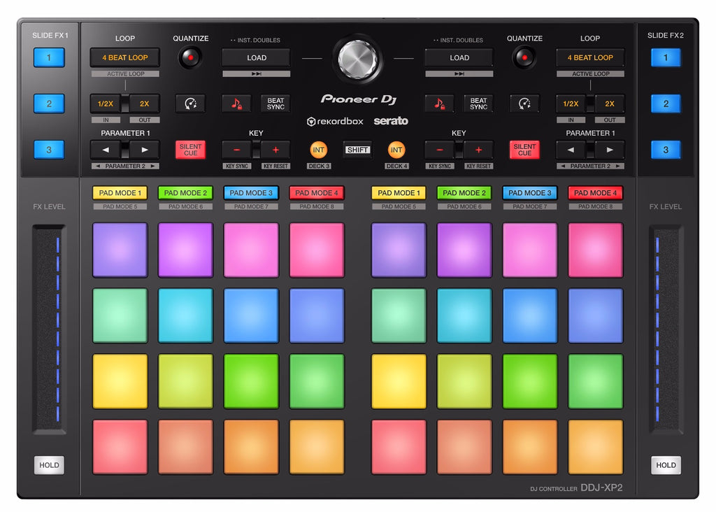Pioneer DDJ-XP2 DJ pad controller.