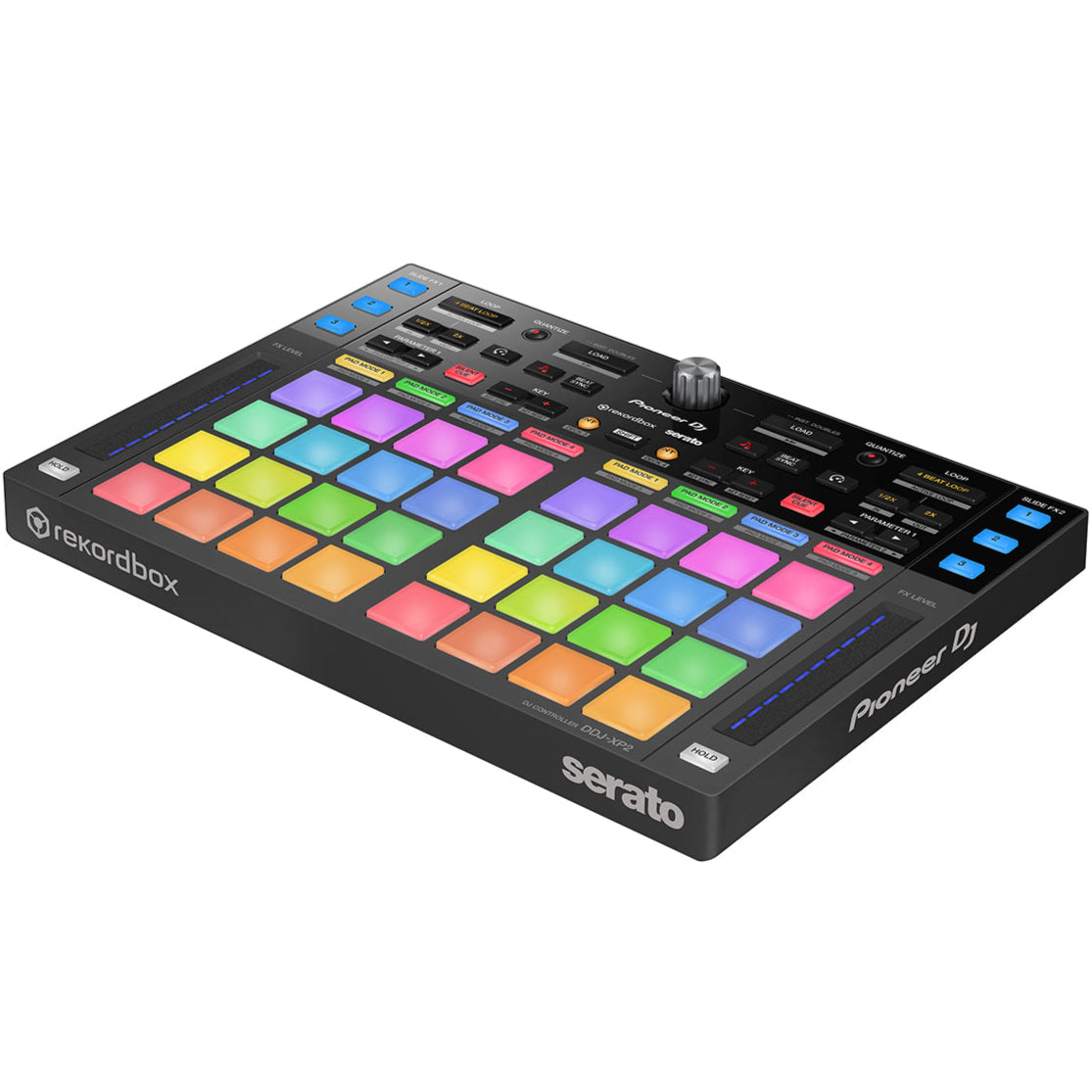 Pioneer DDJ-XP2 DJ pad controller, front view.