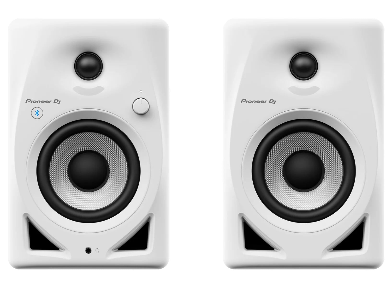 Pioneer DM-40D-BT desktop speakers, front view