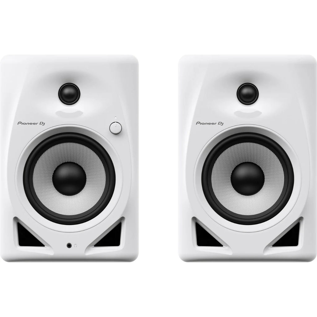 Pioneer DJ DM-50D desktop speakers, front view, black