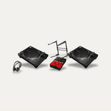 2 x Pioneer PLX-500 + DJM-S5 + Sennheiser HD 25 Scratch Set