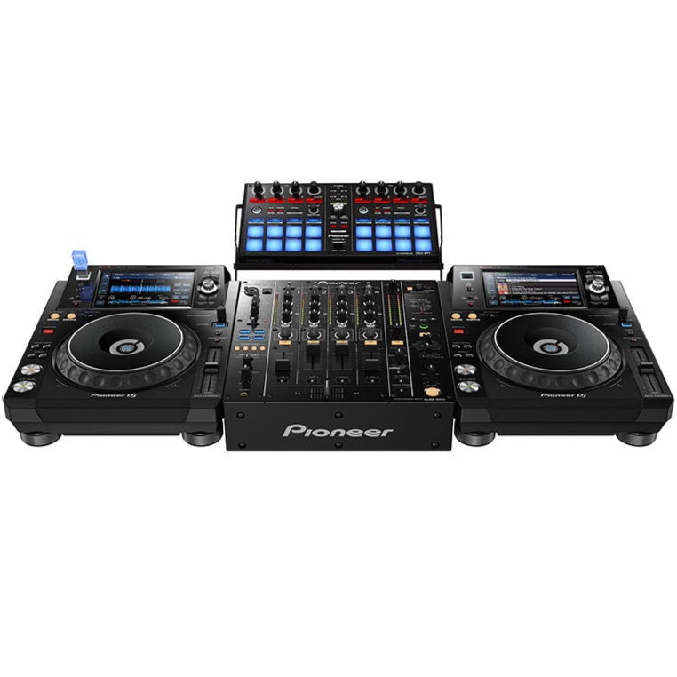 Pioneer DJ XDJ-1000MK2 DJ media player with touchscreen and professional controls for DJ performances and mixing.