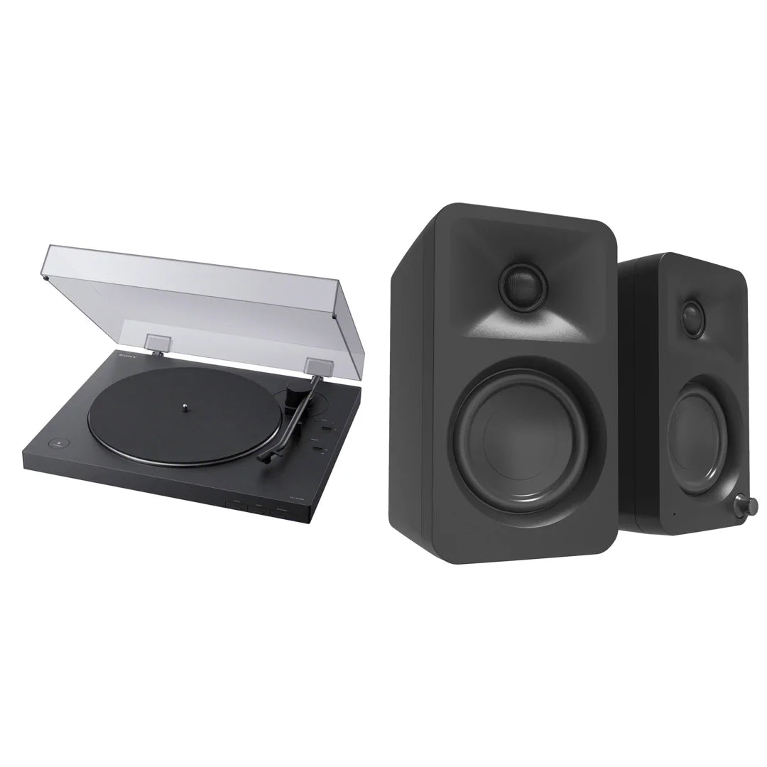 Sony PS-LX310BT & Kanto Ora Speaker Pair Bundle