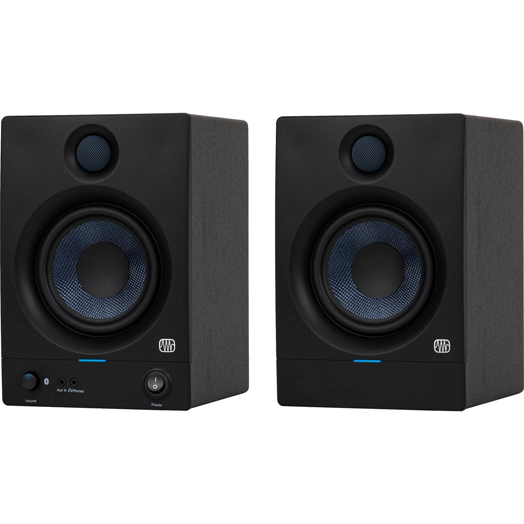 PreSonus Eris 5 BT 2nd Gen desktop monitors, in black