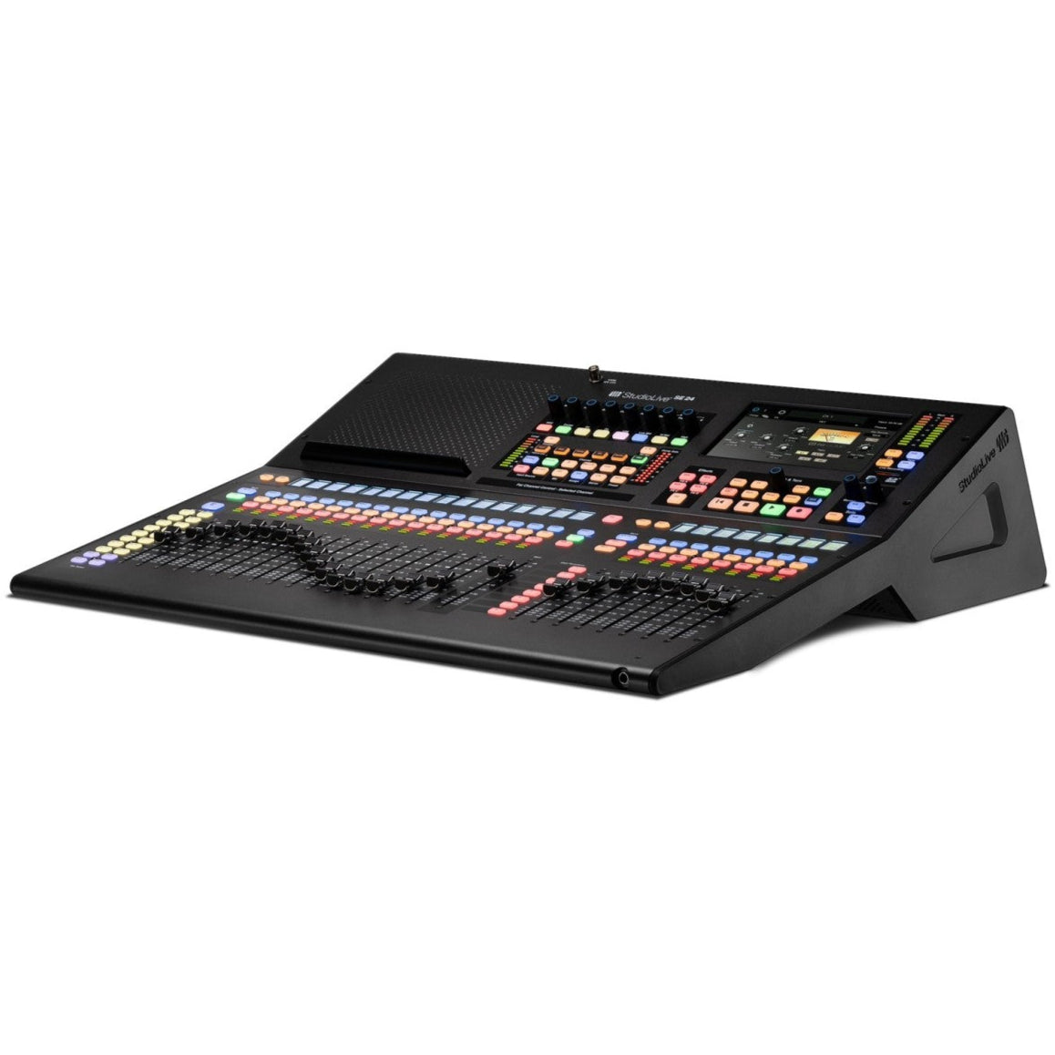 PreSonus StudioLive Series III SE 24 digital mixer with multiple knobs, faders, and digital display for professional audio control
