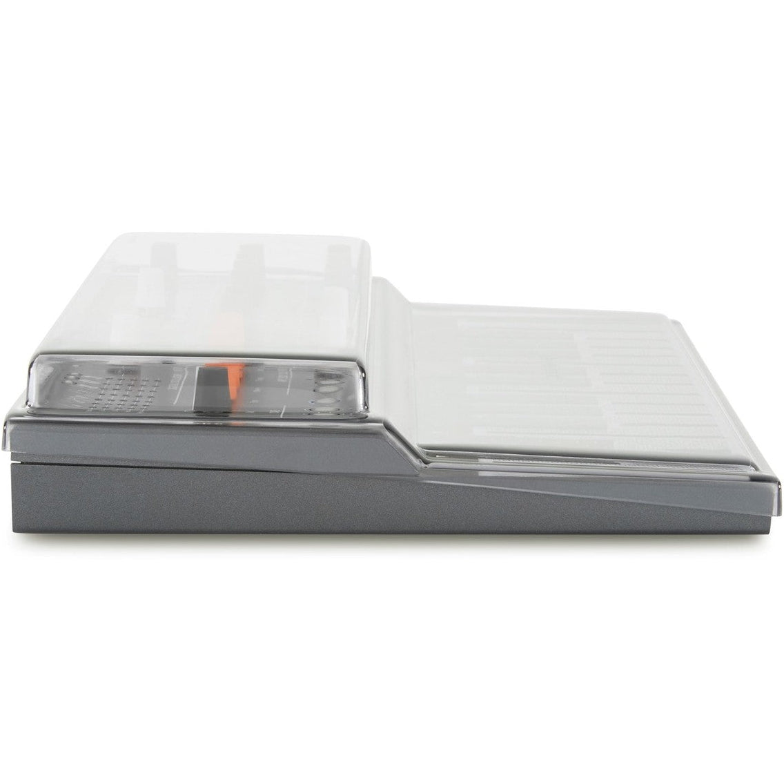 Decksaver Arturia Microfreak cover protecting the synthesizer from dust and damage, made of durable, transparent material.