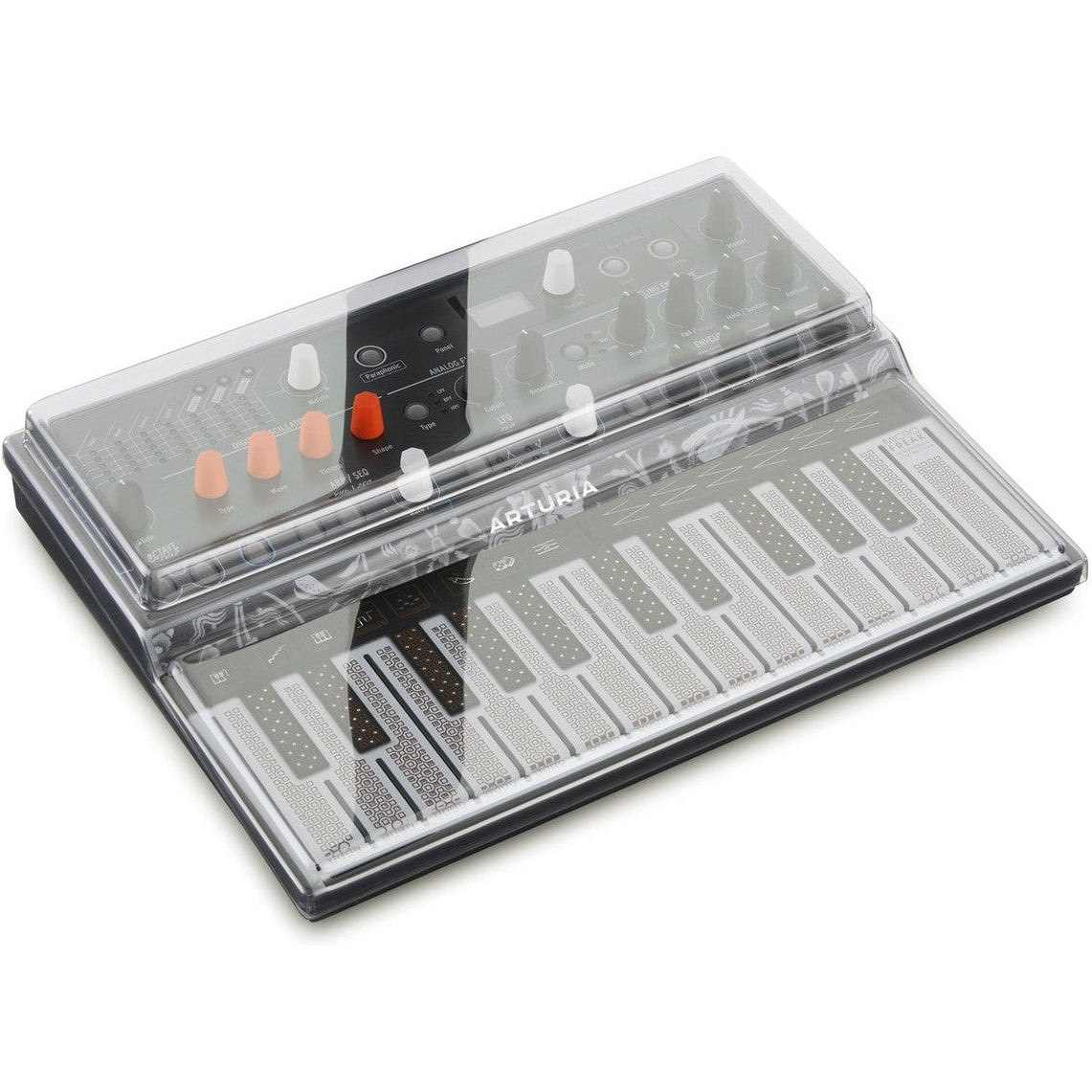 Decksaver Arturia Microfreak cover, durable protective cover designed for the Arturia Microfreak synthesizer.