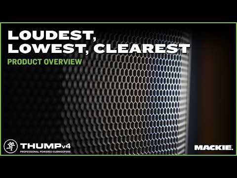 Mackie Thump15Sv4 - Mackie Thumpv4 introduction video
