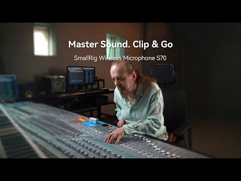 SmallRig S70 Wireless Microphone (2TX + 2RX + Charging Case)