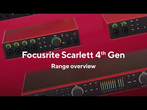 Focusrite Scarlett 18i20 4th Gen