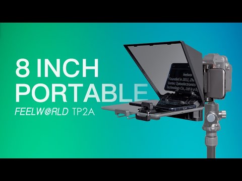 Feelworld TP2A Portable 8" Teleprompter for Smartphone & DSLR