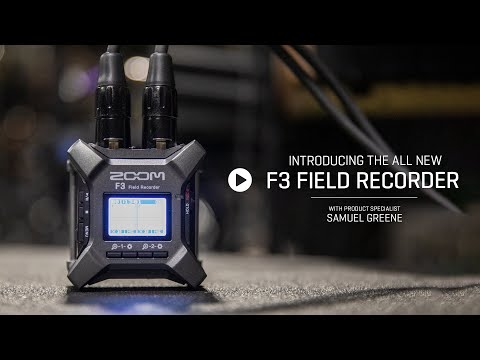 zoom F3 Field Recorder 【公式通販】