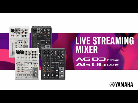 DTM・DAW YAMAHA AG03 MK2 BLACK DTM・DAW Yamaha AG03MK2 black Yamaha AG03 Mk2 3-channel