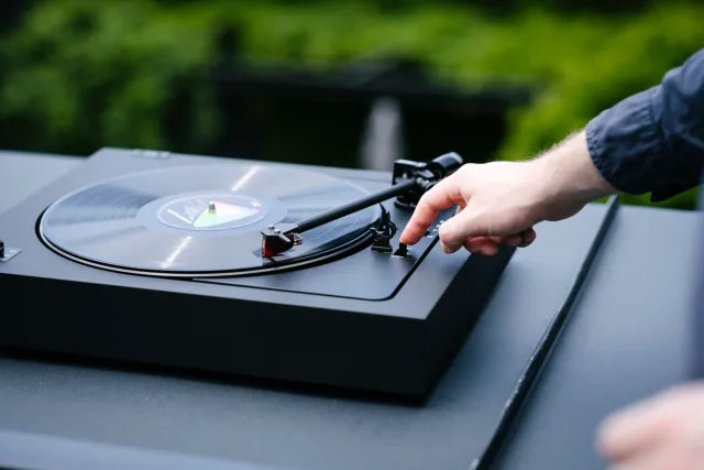 Pro-Ject Automat A2 (2M Red) turntable, in use