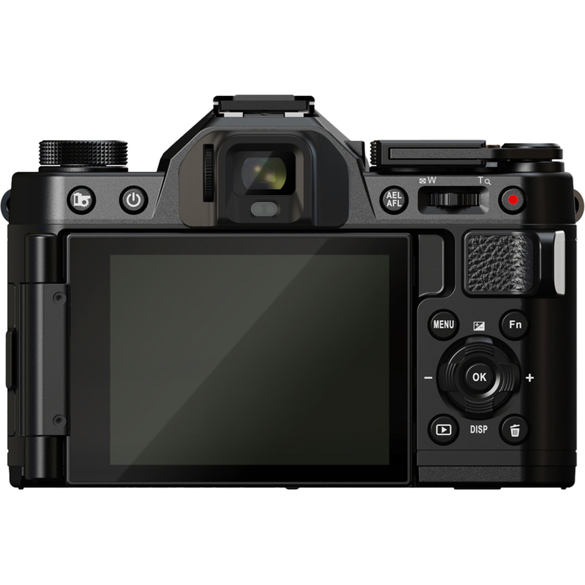 Yashica FX-D S300 instant compact camera with black body and lens, showcasing its vintage design and controls.