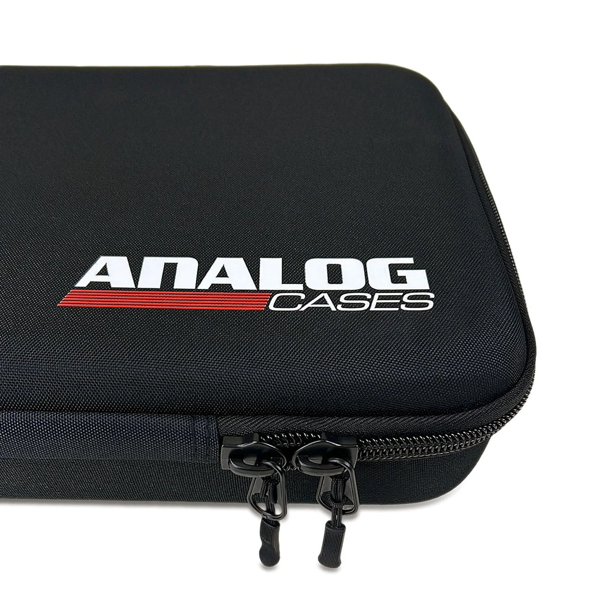 Analog Cases Pulse Case for Arturia KeyStep Pro keyboard, soft padded black protective bag with handles and zippers.