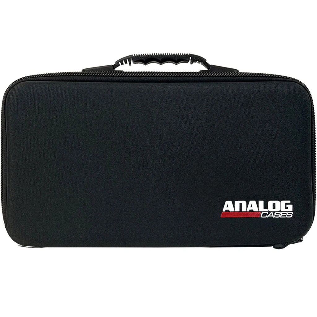 Gray Analog Cases Pulse case for Arturia MiniLab and MicroFreak, a protective keyboard bag with padded interior and durable exterior.