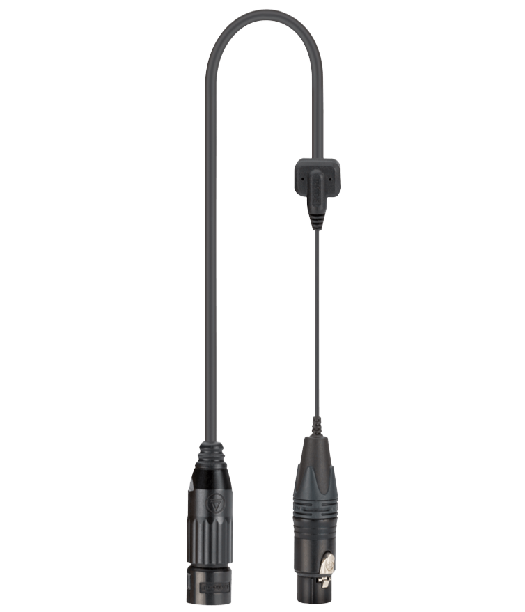 Rode PG2-R Pro XLR to XLR cable with black connectors and braided cable for professional audio recording and sound equipment.