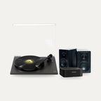 Rega Planar 1 Plus + Marantz MODEL M1 + DALI KUPID Vinyl System – Turntable Finish Matte Black, Speaker Finish Black Ash