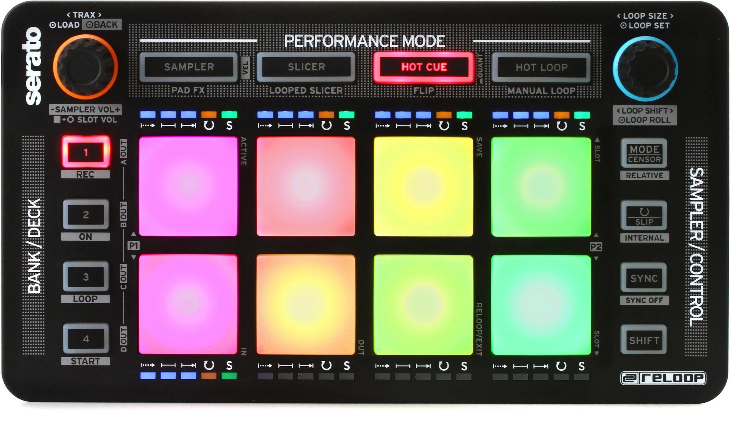 Reloop Neon pad controller for Serato DJ